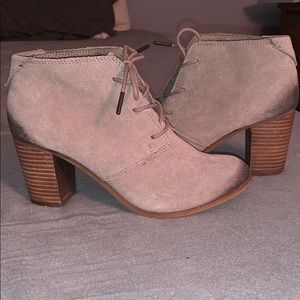 TOMS tie booties